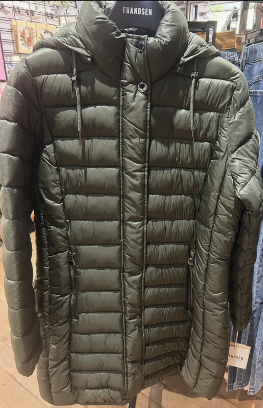 Olive Green Puffer Jacket